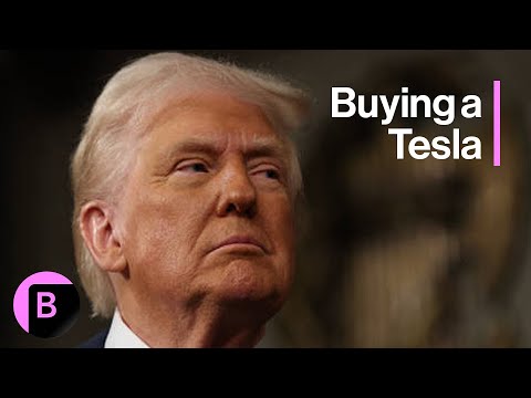 Trump Says He’s Going to Buy a Tesla as Shares Slump