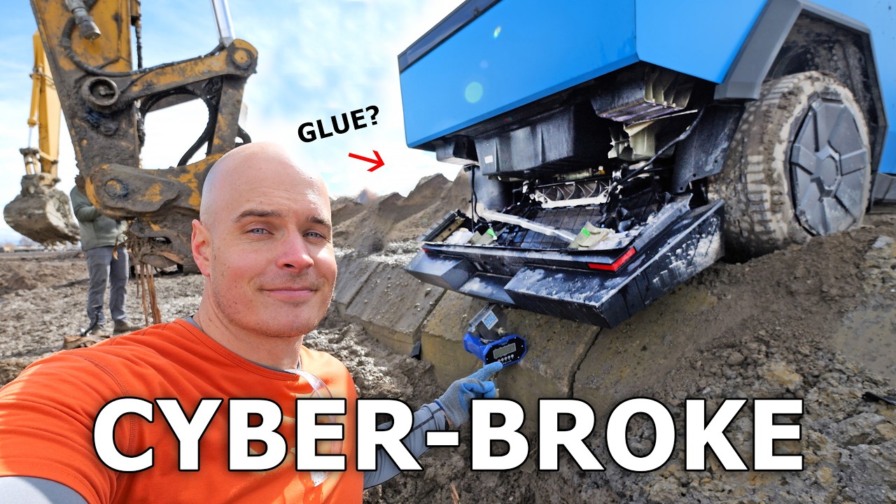 SHOULD YOU TOW WITH A CYBERTRUCK?! – (catastrophic failure test)