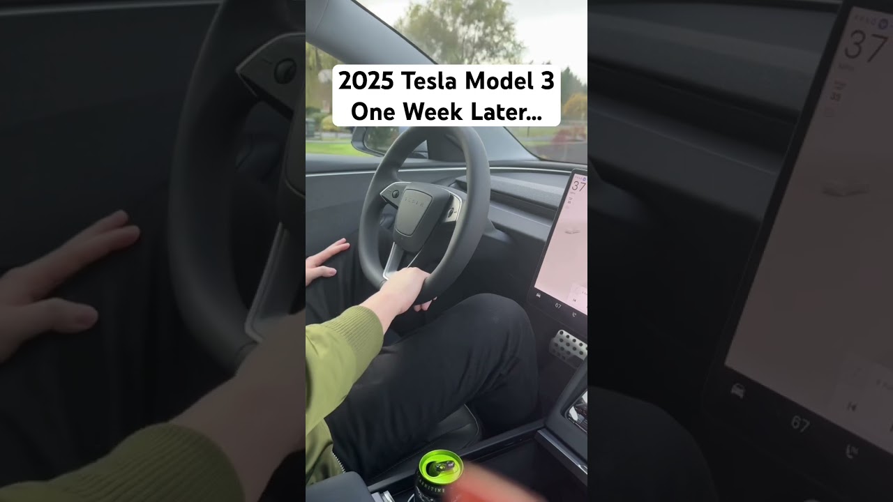 Tesla Model 3 2025 – One Week Review! #tesla #teslamodel3