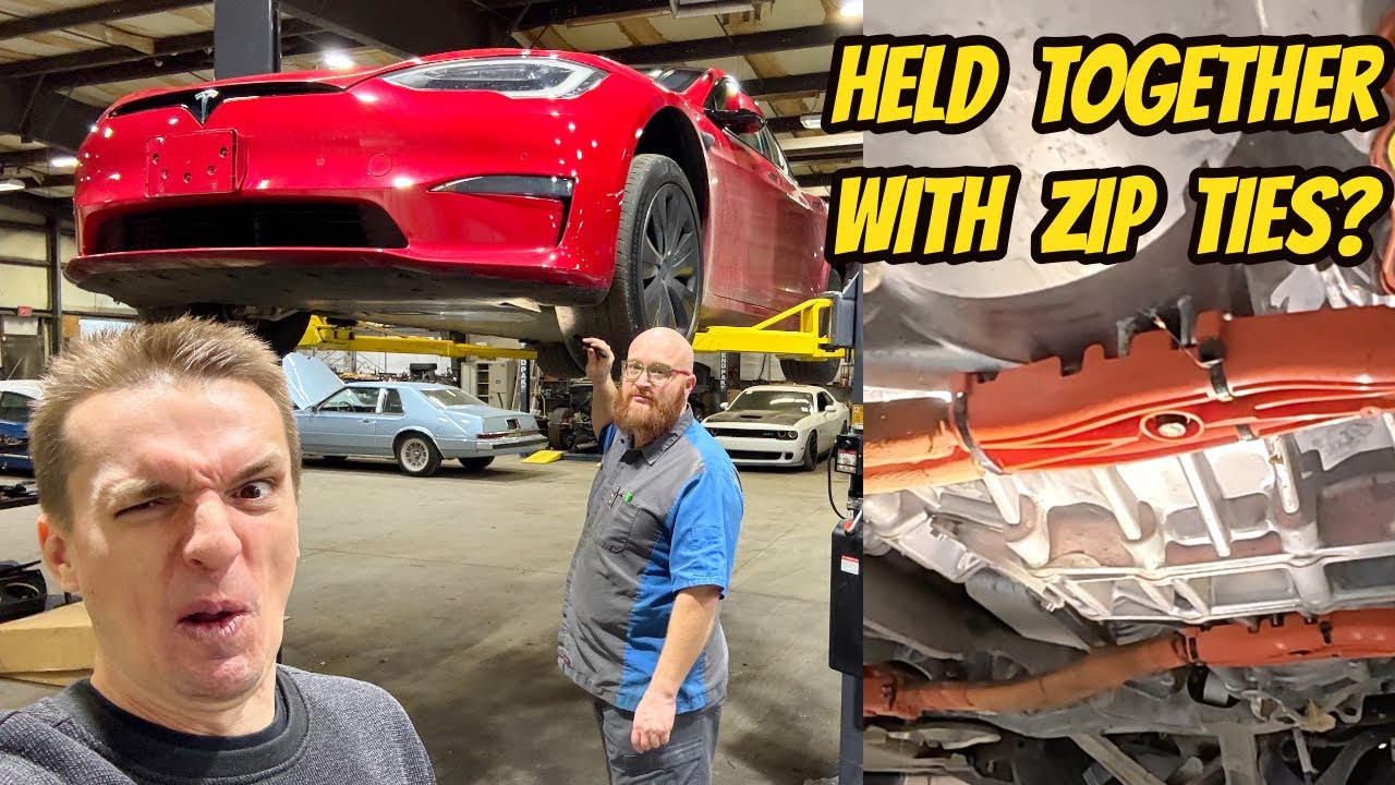 TEARING APART my cheap used Tesla Model S Plaid, and discovering that it’s not safe to drive.