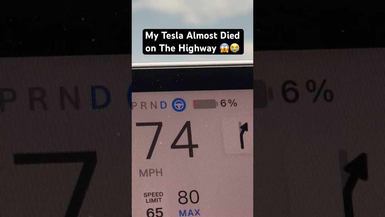 My Tesla Almost DIED on the Highway 😳😭🪫