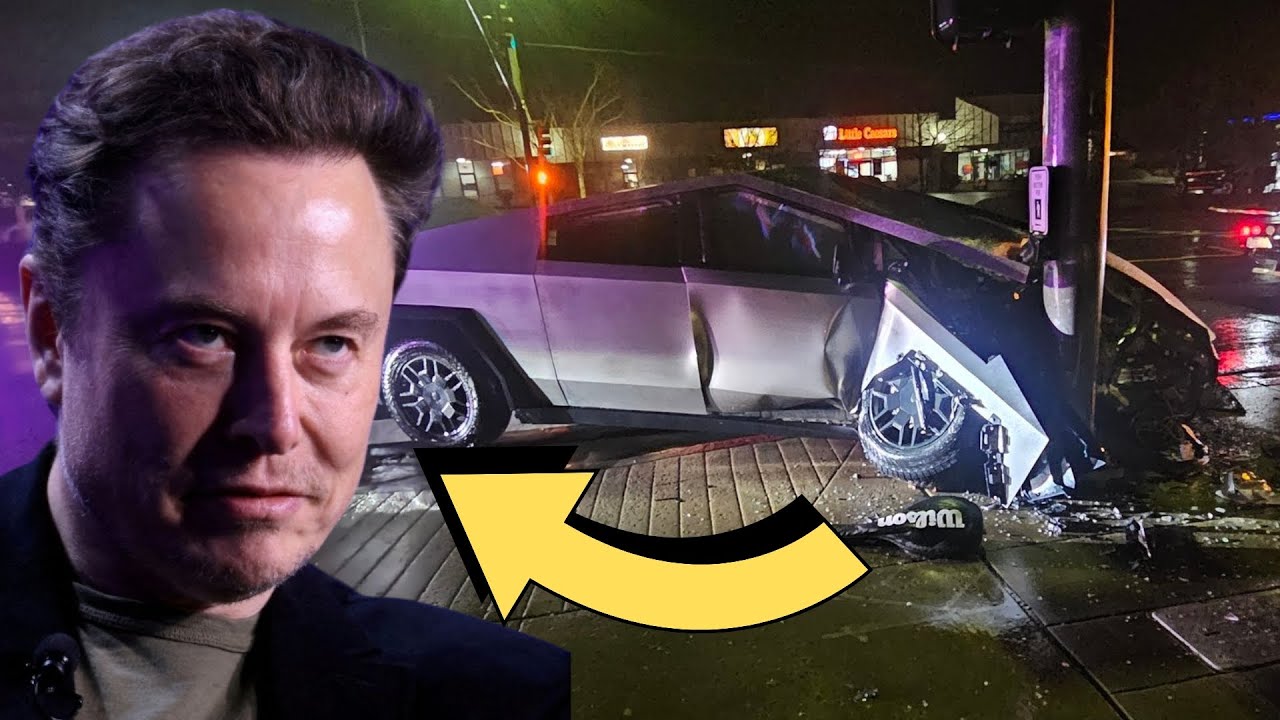 BOMBSHELL humiliation in Tesla Cybertruck CRASH