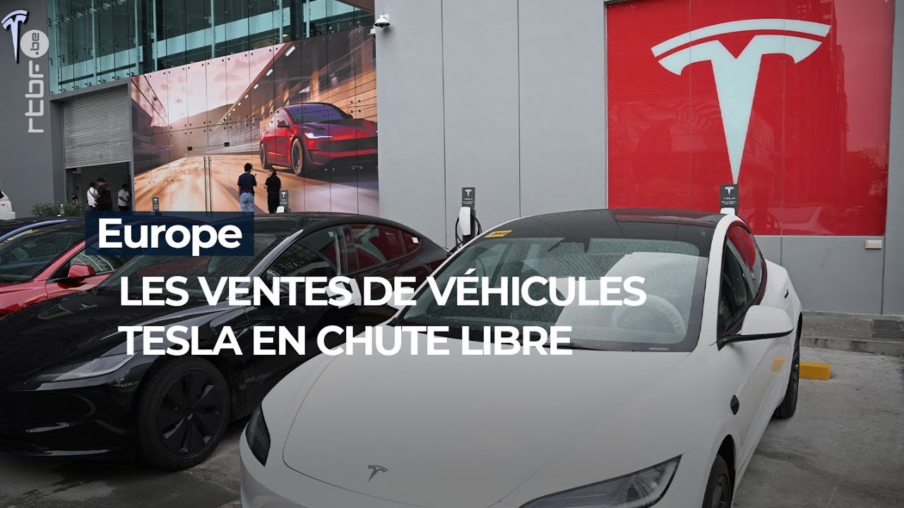 Les ventes de véhicules Tesla en chute libre en Europe – RTBF Info