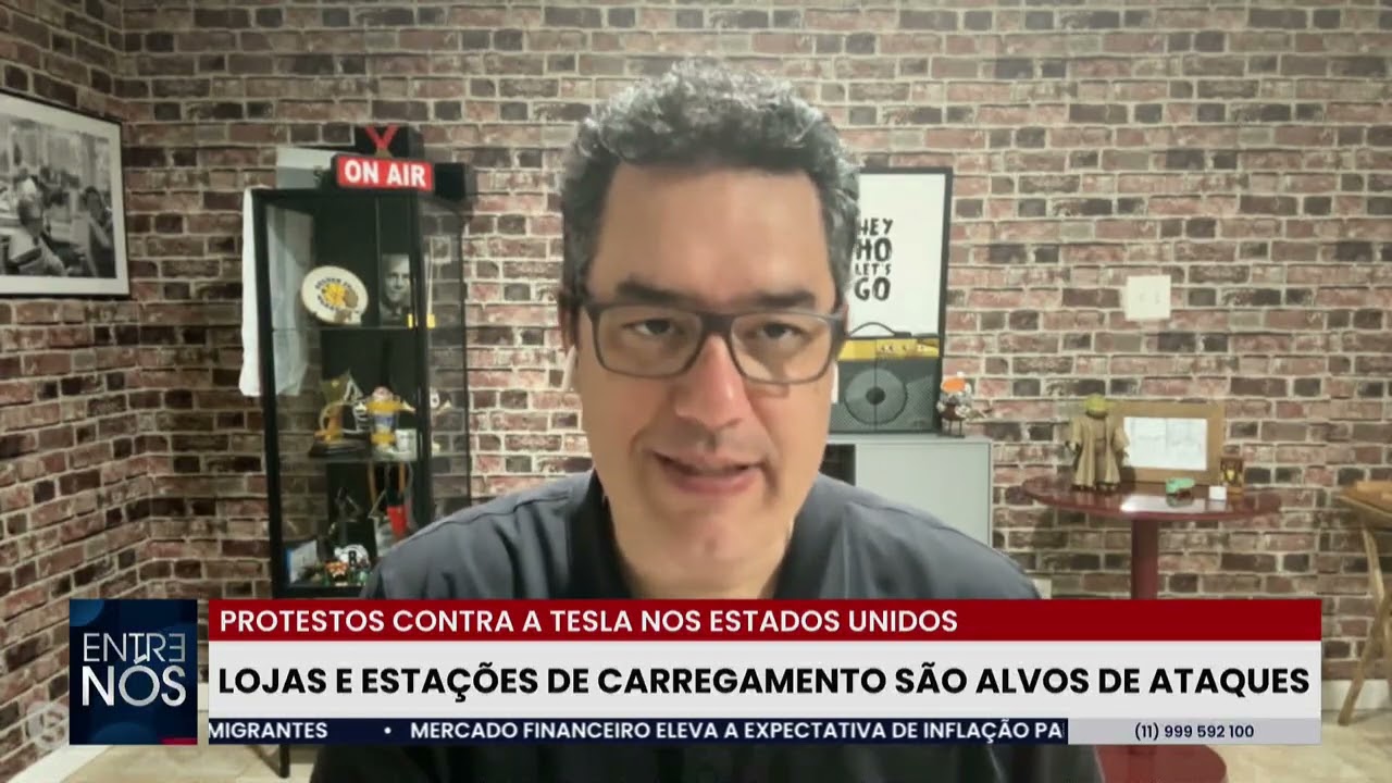 Pichações e explosivos em sedes da Tesla marcam protestos contra Musk nos EUA