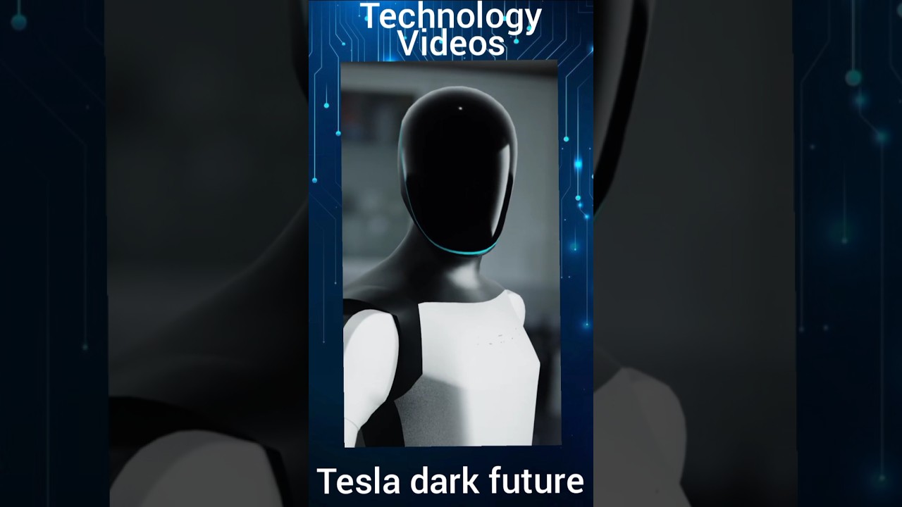 Tesla robot dark future 😯 Tesla Robot Elon Musk #tesla #robot #elonmusk #makebot