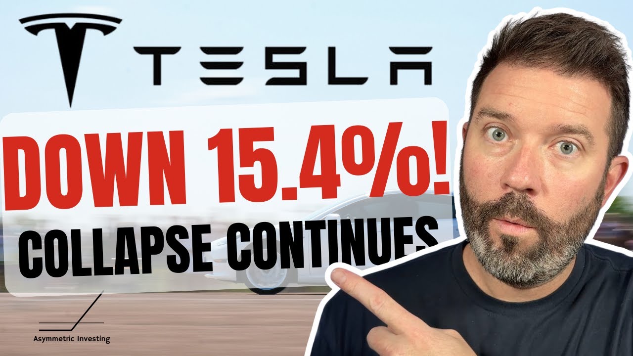 Tesla Stock Dropped 15.4% Today — Here’s Why The Decline Will Continue