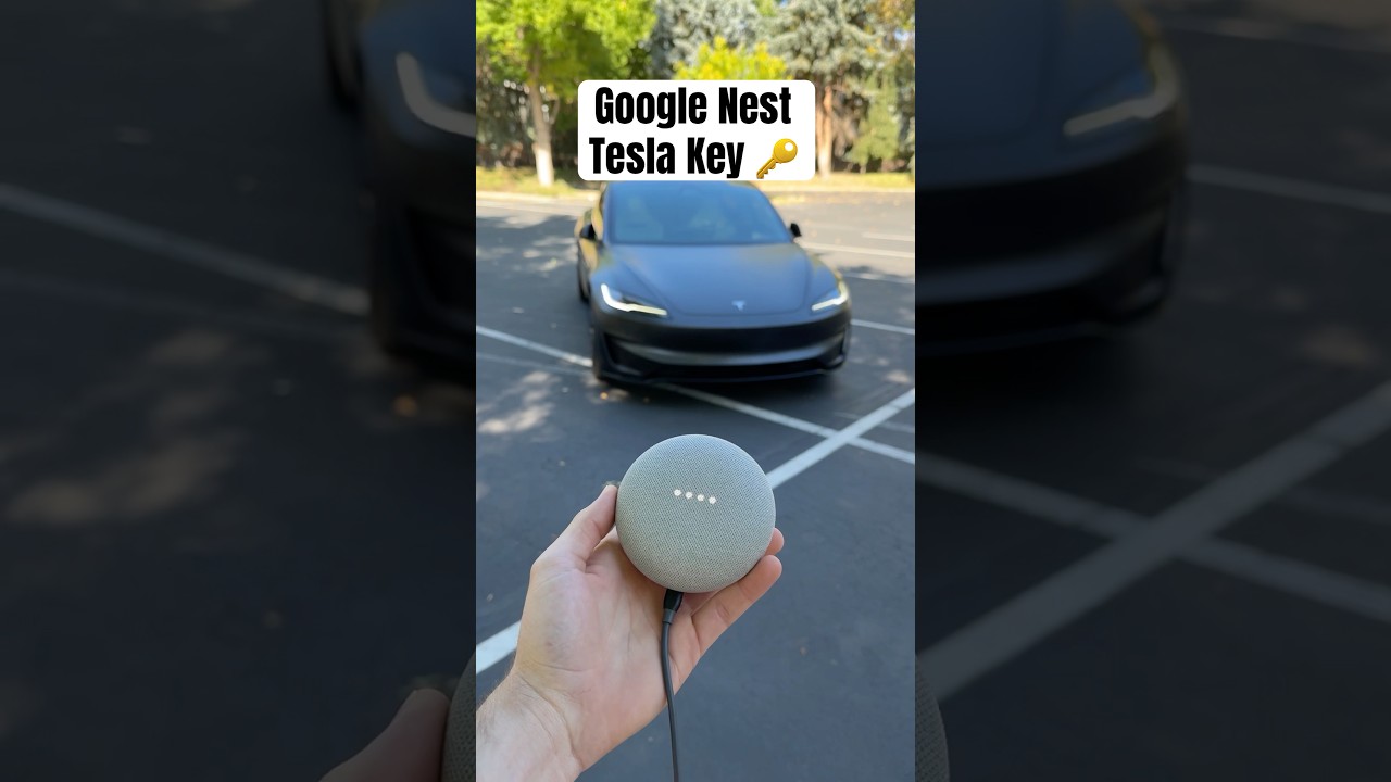 Can I Unlock My Tesla With a Google Nest Mini?? 😳👀