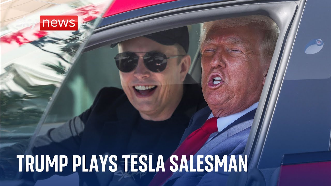 Donald Trump buys a Tesla to boost Elon Musk’s struggling stock