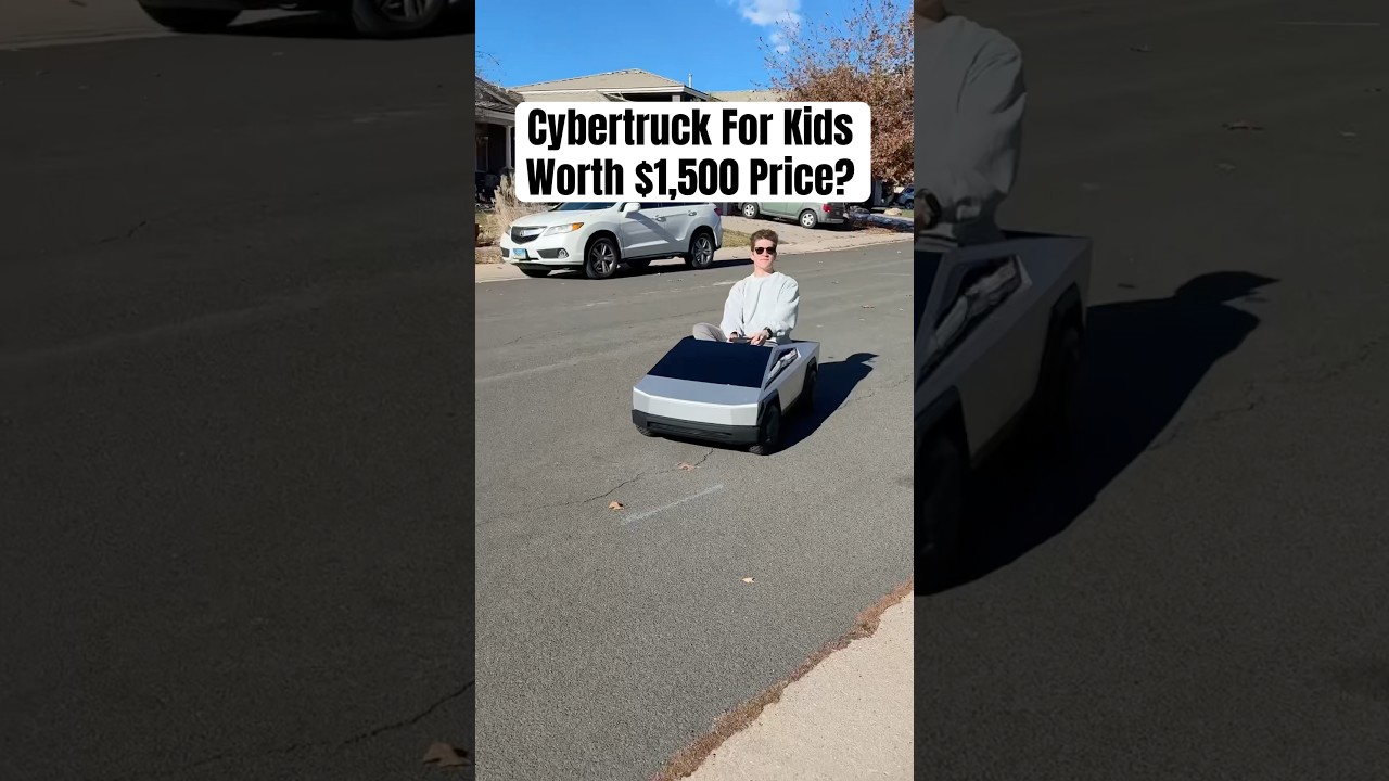 Is the Tesla Cybertruck For Kids Worth ,500?! 😳💵