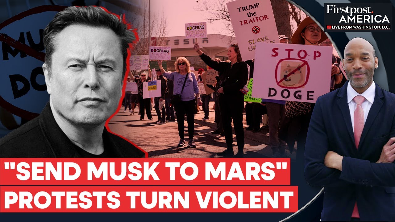 Elon Musk Accuses George Soros of Funding Anti-Tesla Protests Worldwide | Firstpost America | N18G