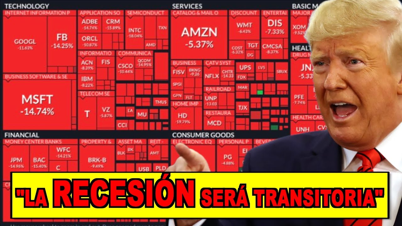 🚨🚨 DONALD TRUMP: “La RECESIÓN será TRANSITORIA” | CRASH ACCIONES TESLA, COMPRAR? | Renovación APPLE