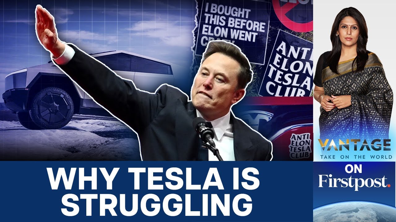 Elon Musk’s Far-Right Support Backfires? Tesla Sales Plummet in Europe | Vantage | Palki Sharma|N18G