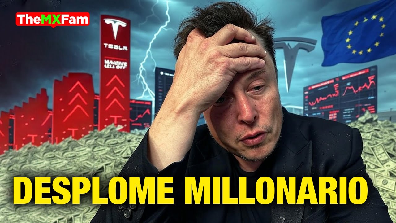 🚨 Tesla COLAPSA en Europa y arrastra a Musk a una caída brutal | TheMXFam