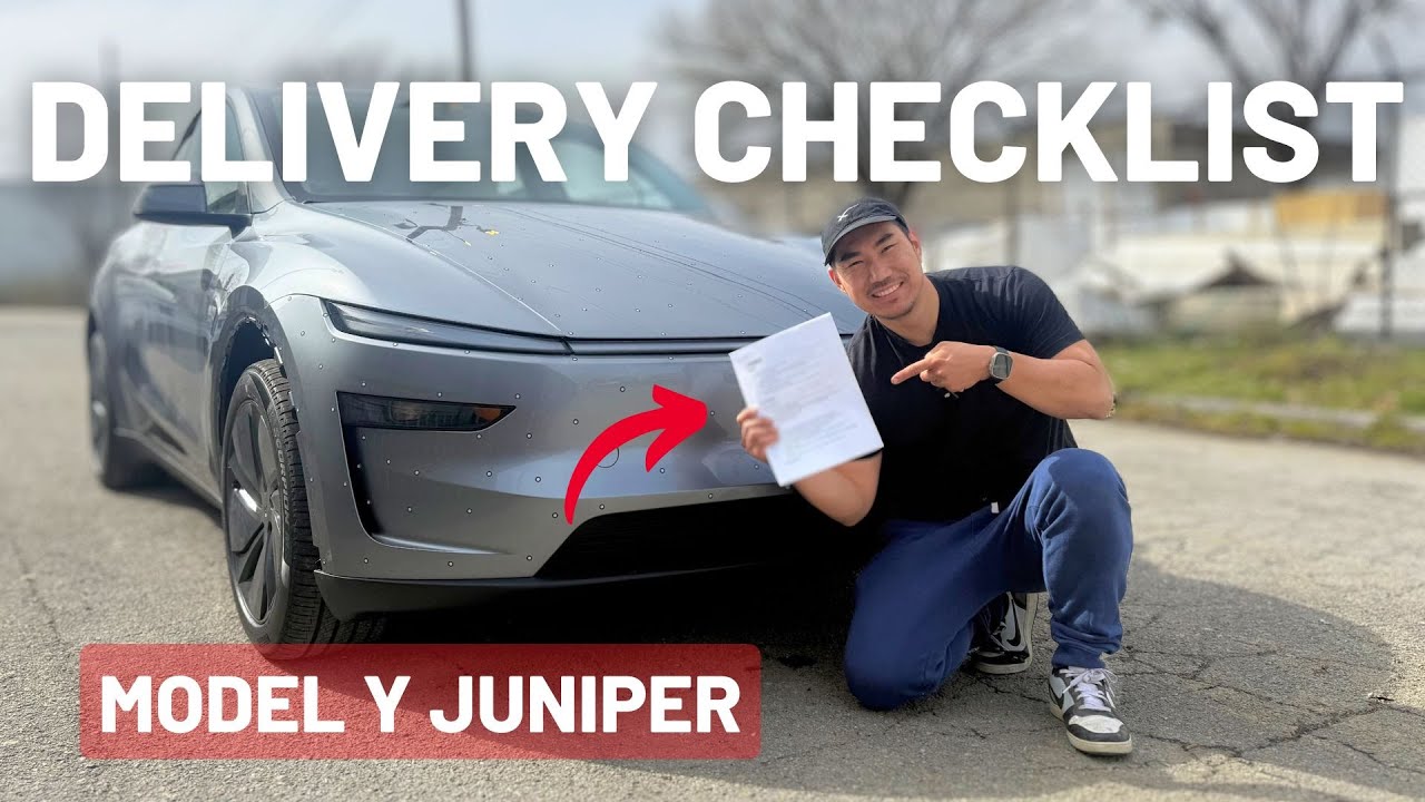 NEW Model Y Juniper Delivery Day Checklist