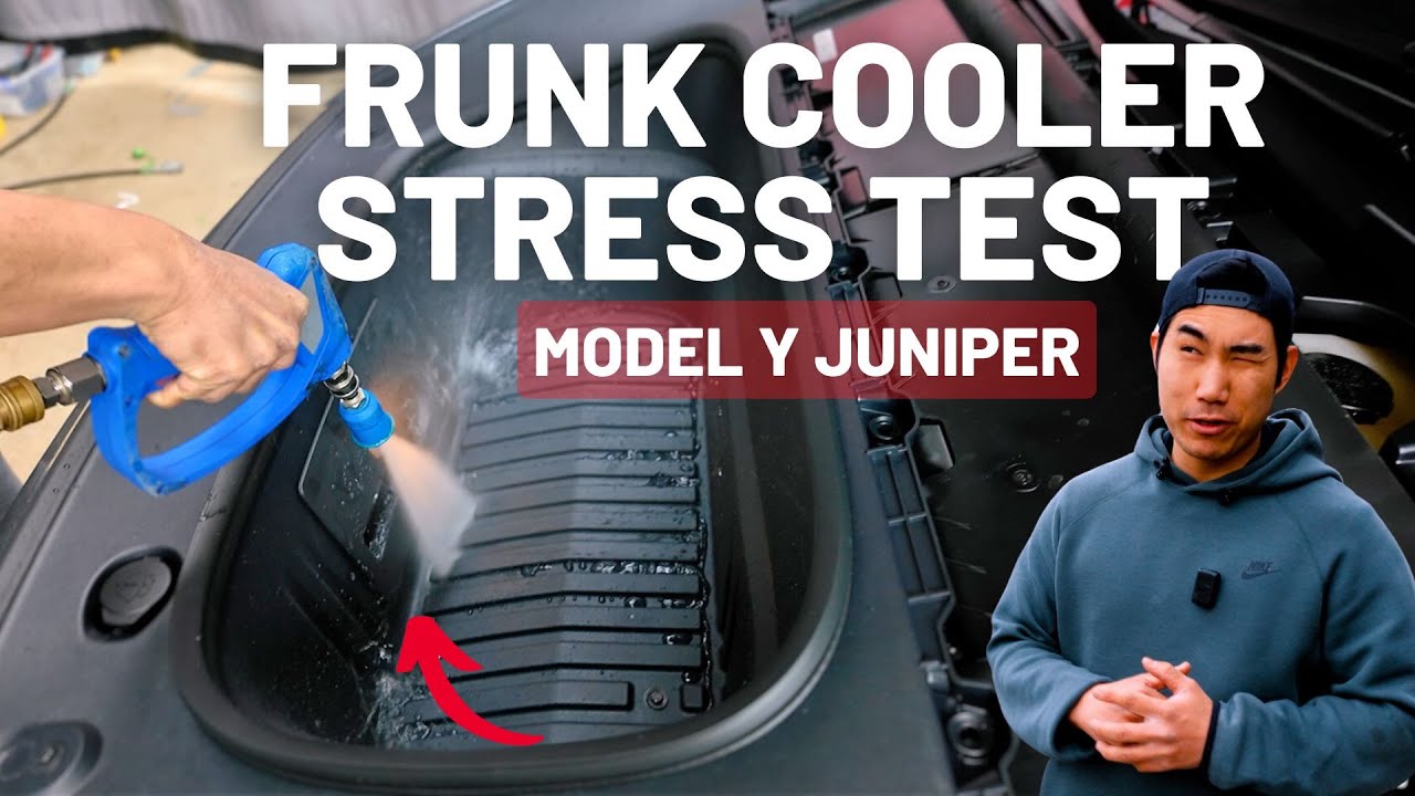 Tesla Model Y Juniper (2026) Frunk Built-in Cooler – Removing, Testing, & More