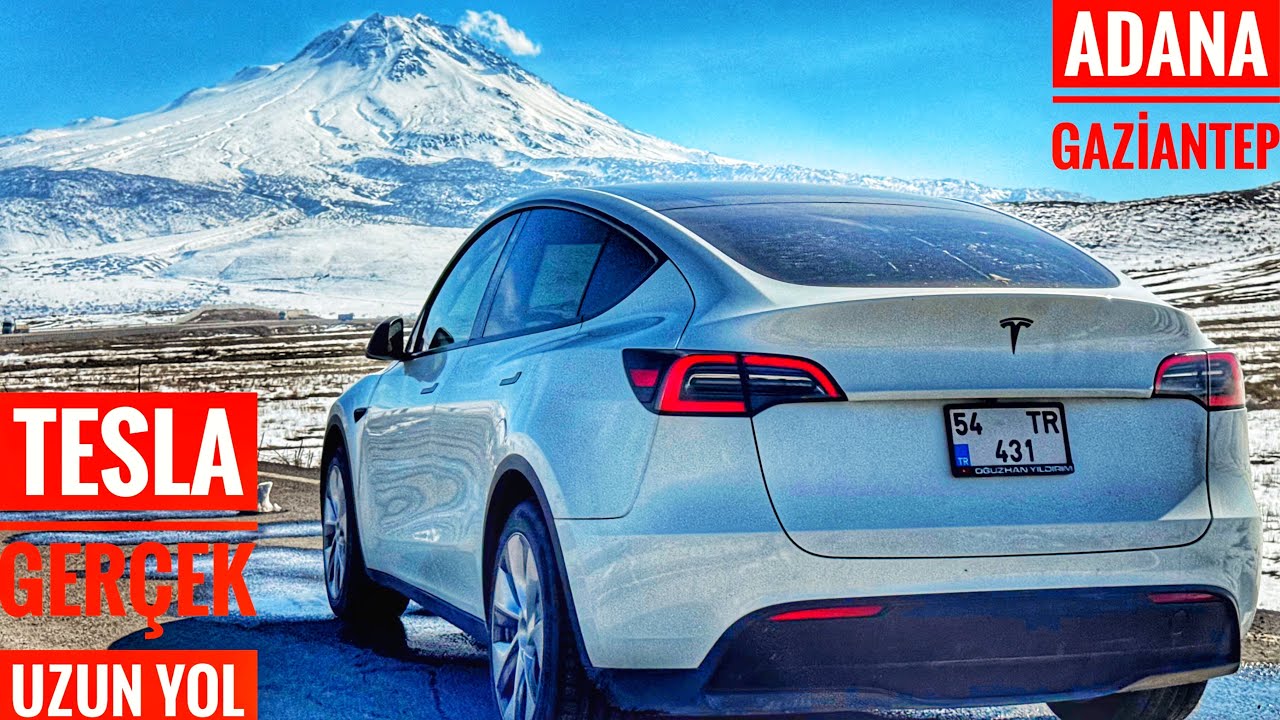 TESLA MODEL Y GERÇEK UZUN YOL | NELER YEDİK? | ADANA-GAZİANTEP’E GİTTİK VLOG