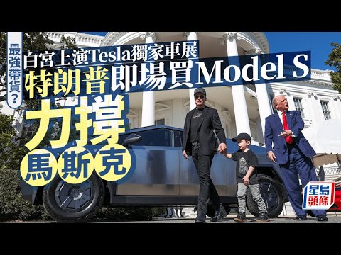 Tesla白宮獨家車展 特朗普即場買Model S 稱破壞者恐怖分子｜星島頭條新聞｜國際｜美國｜白宮｜Tesla｜馬斯克｜特朗普｜Model S｜電動車｜股價｜加拿大關稅