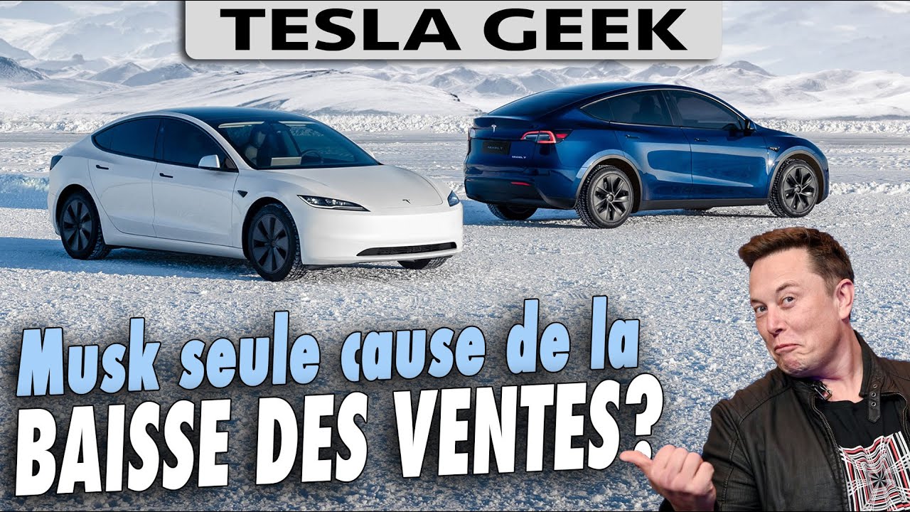 TESLA : Les vraies raisons de la baisse des ventes en Europe