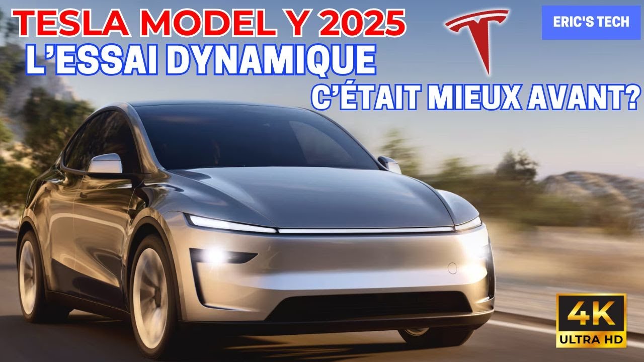 Essai dynamique du Tesla Model Y 2025