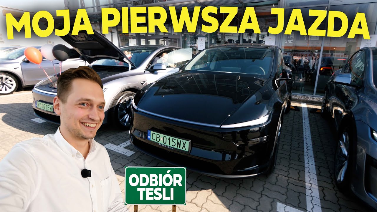 Odbieramy PIERWSZE TESLE MODEY Y Juniper! 🤯 Uszkodzona Tesla i rekord mocy ładowania?