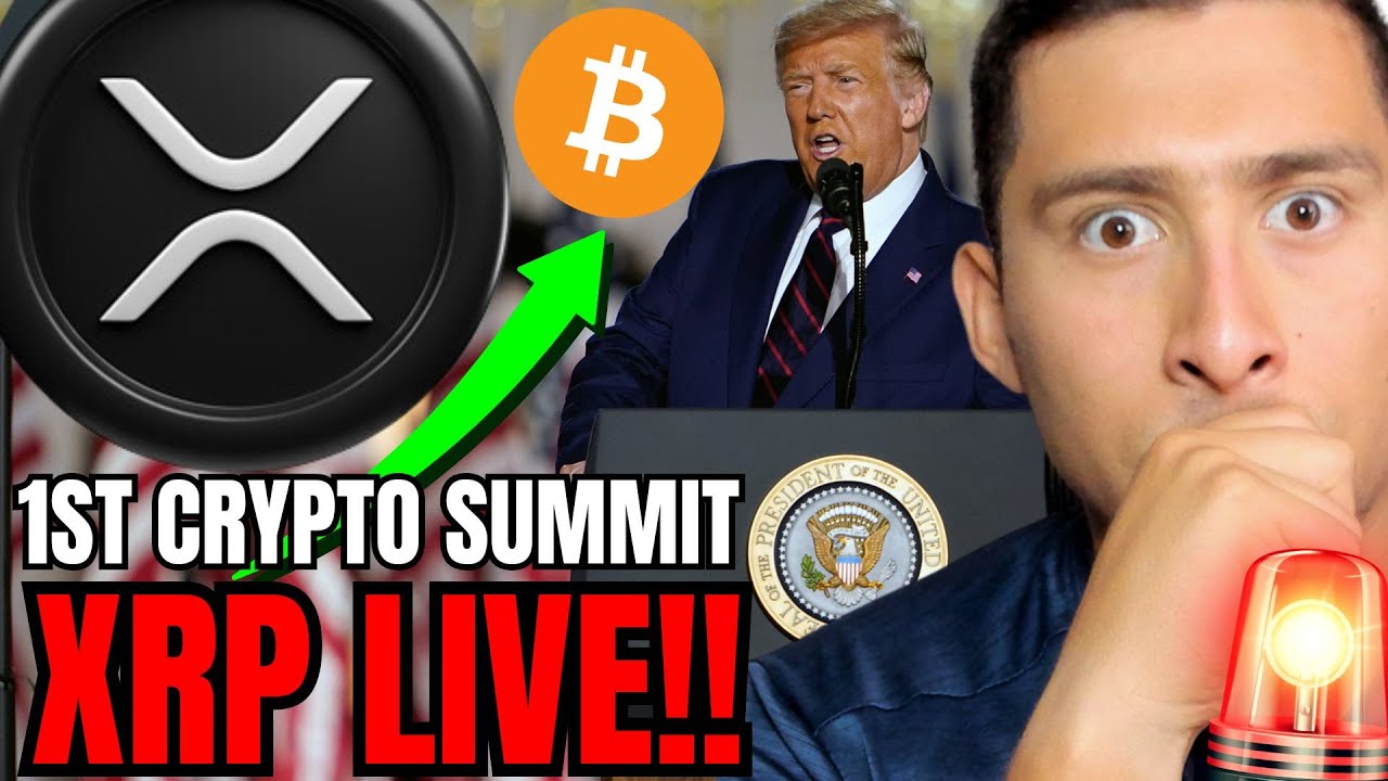 XRP WHITE HOUSE CRYPTO SUMMIT LIVE!🔴BREAKING CRYPTO News