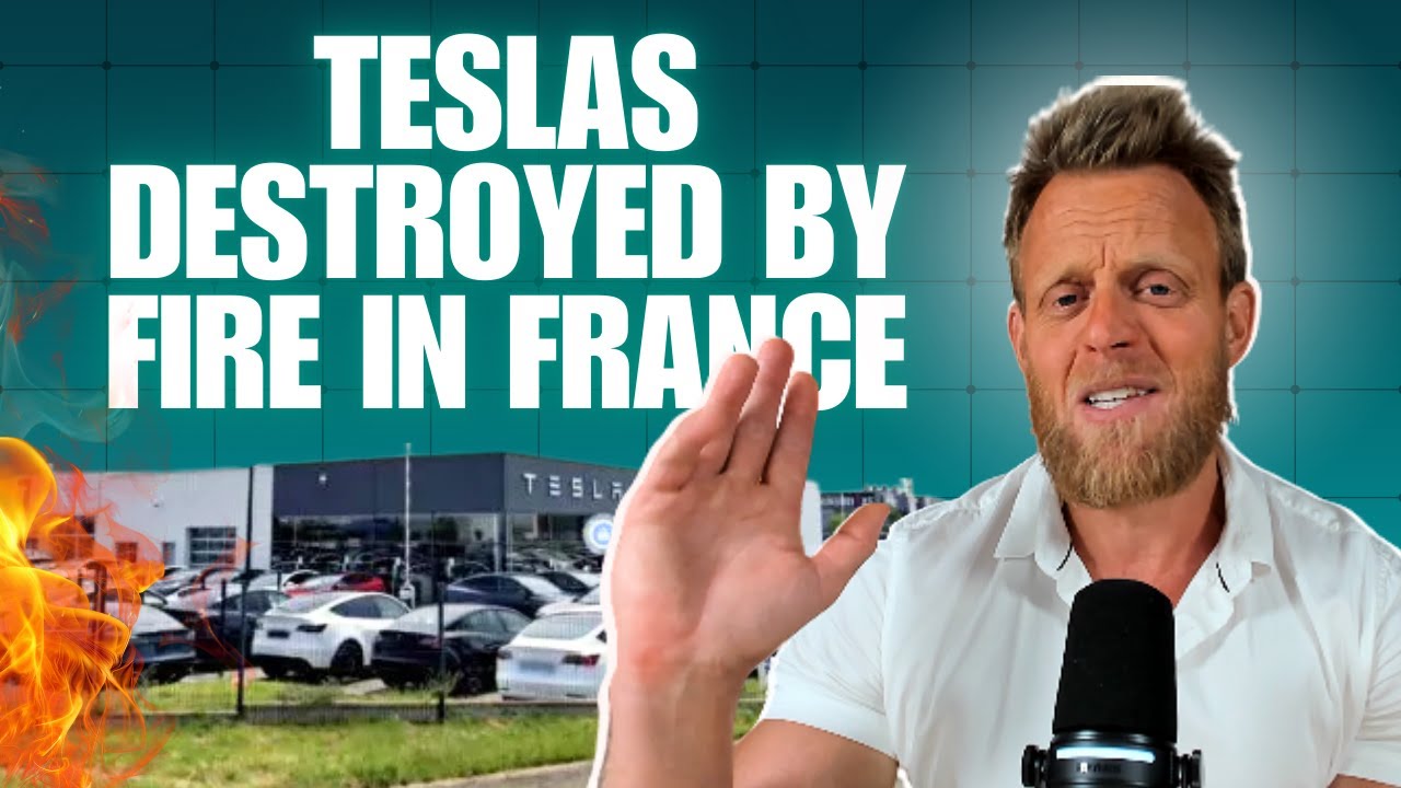 12 Tesla’s destroyed by fire in France as global anti-Tesla protests escalate