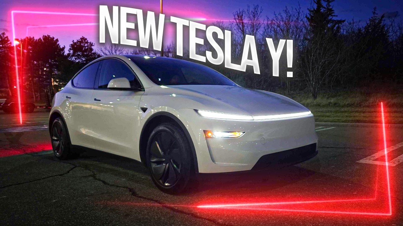 First Drive Of The NEW Launch Series 2025 Tesla Model Y!