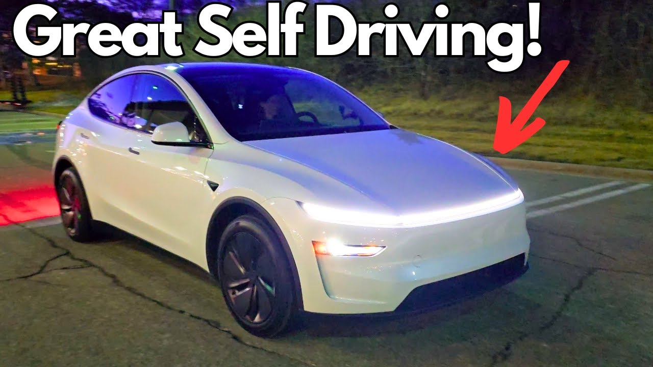 Tesla’s NEW Model Y Has Excellent Full Self-Driving Performance!