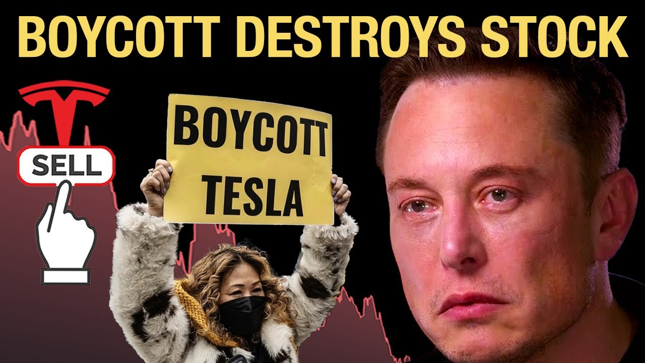 Global Elon Musk Boycott Crashes Tesla Stock!