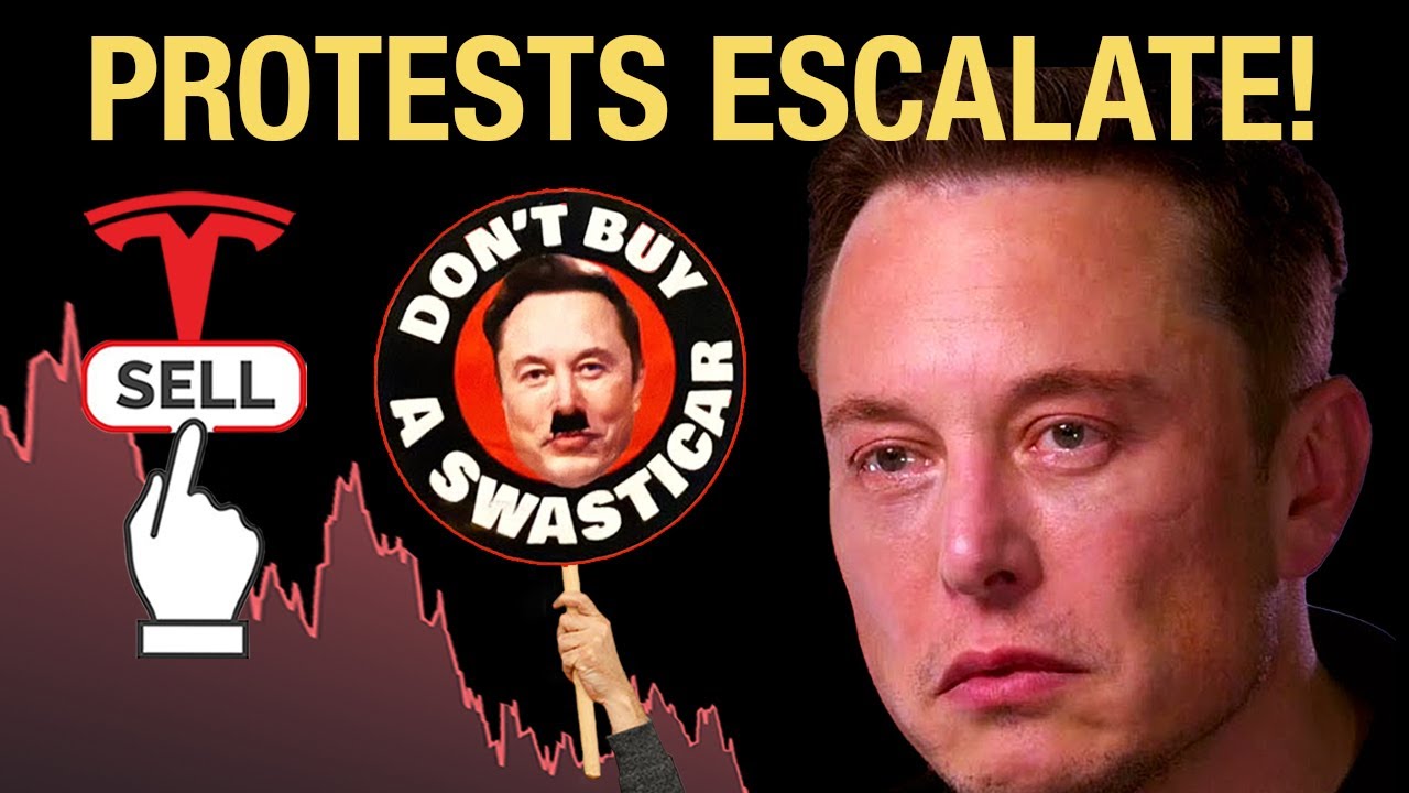 Tesla Stock COLLAPSES as Elon Musk Protests EXPLODE