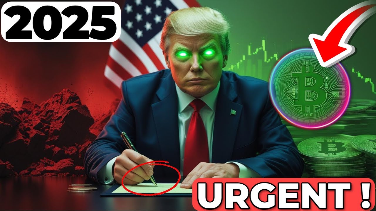 🚨URGENT CRYPTO !! TRUMP SIGNE LA RÉSERVE DE BITCOIN !!! 😱