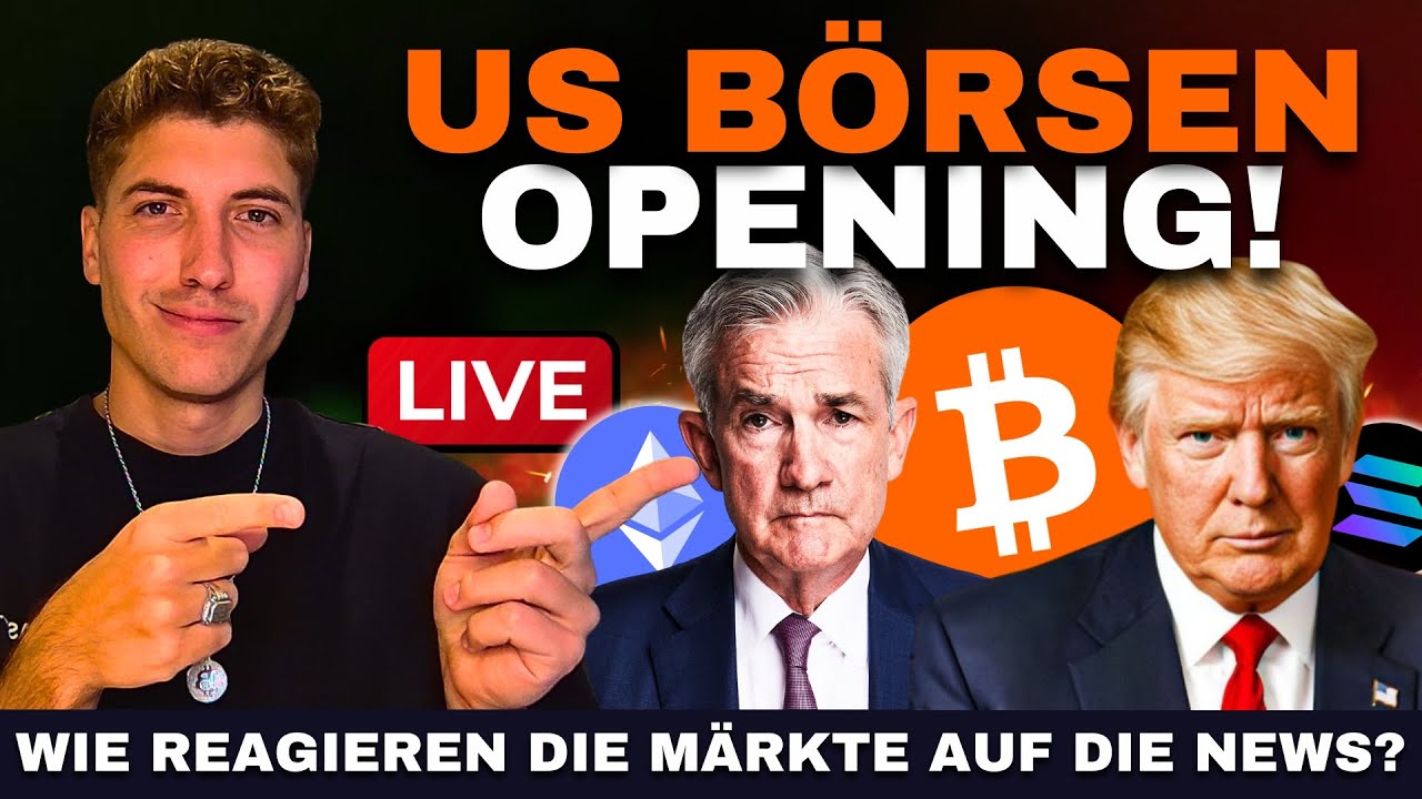 🔴 Bitcoin & Crypto Live Trading: US Arbeitsmarkt & Börsen Opening! 🚨 Das passiert Jetzt!