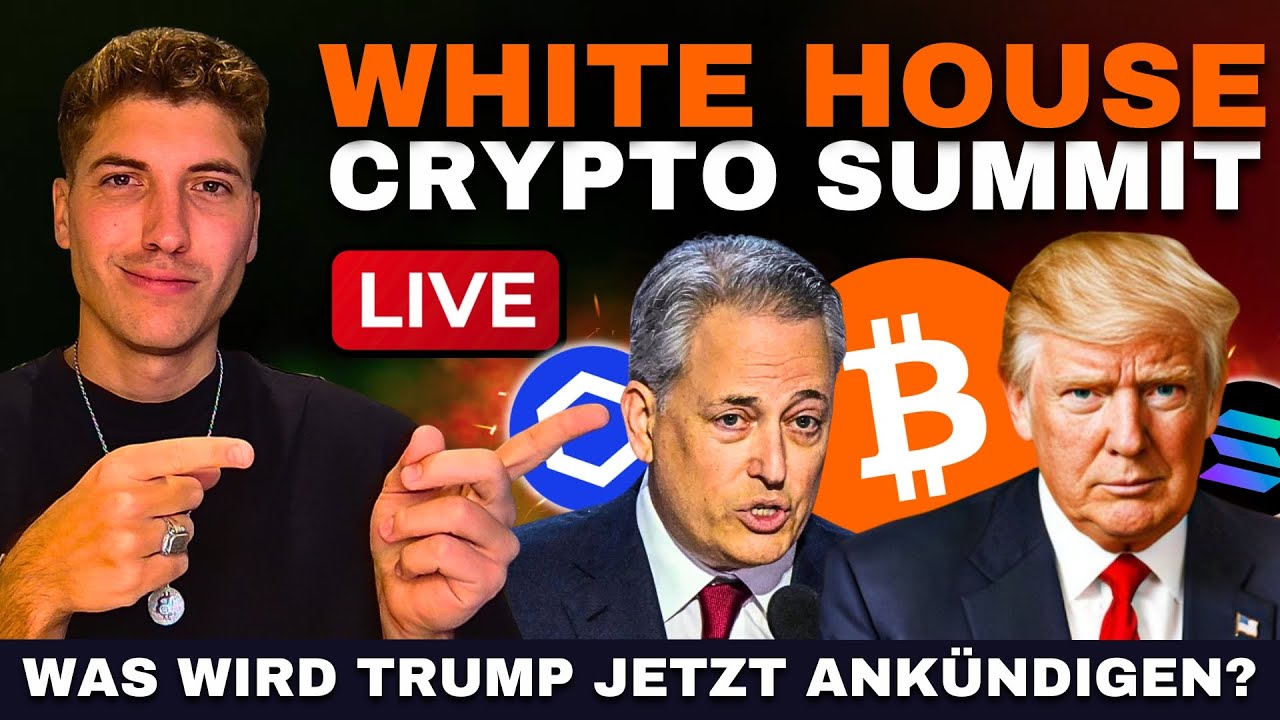 🔴 TRUMP LIVE auf dem White House Crypto Summit: Wie reagiert Bitcoin? 🚨