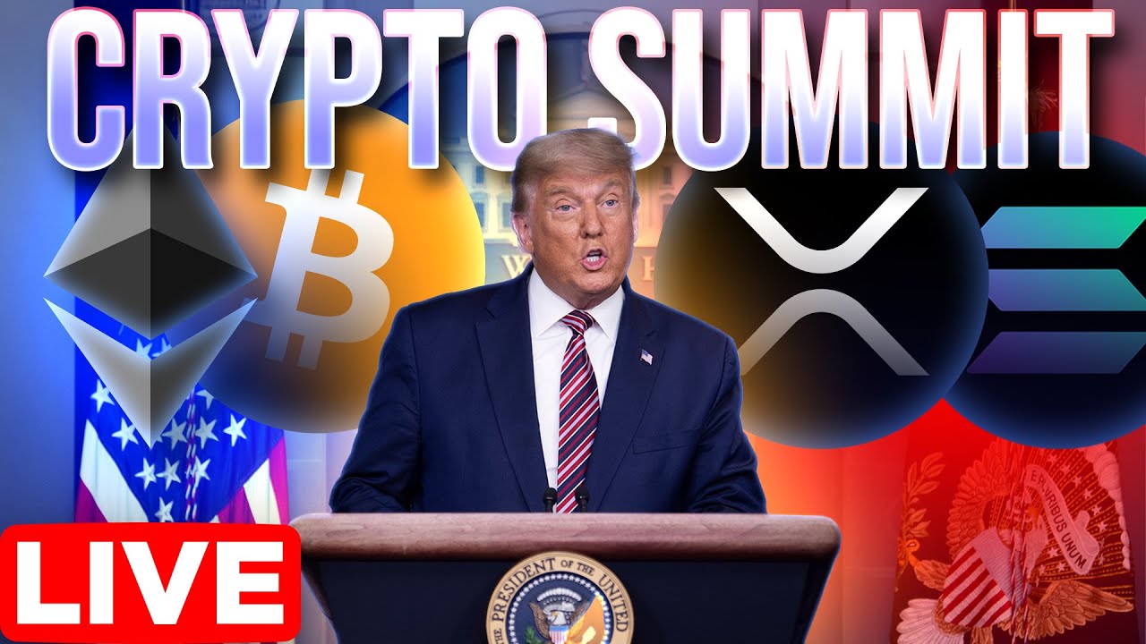 Crypto Summit LIVE!🔴Trump Delivers White House Digital Asset Remarks🔥