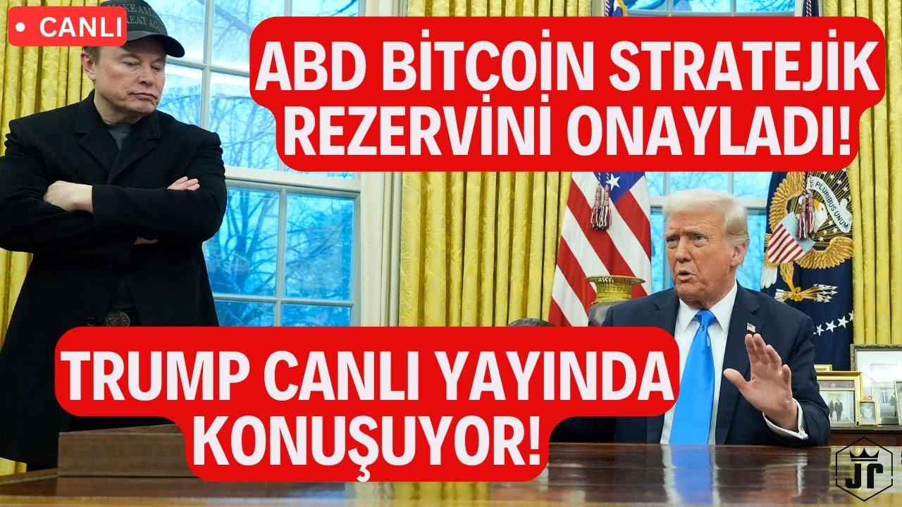 CANLI🔴 BEYAZ SARAY KRİPTO ZİRVESİ! BİTCOİN REZERVİ ONAYLANDI! TRUMP KONUŞUYOR! #altcoin #bitcoin