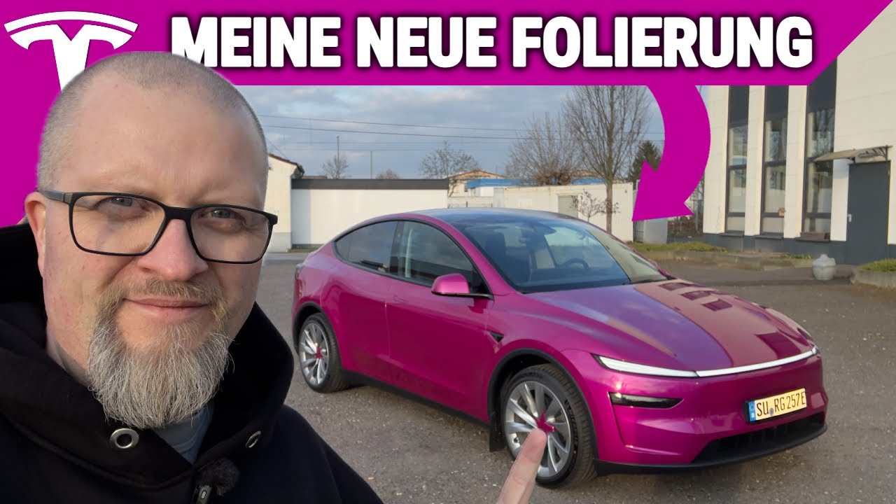 Neue Folierung für meinen Tesla Model Y 2025 Launch Series 🤪🔥