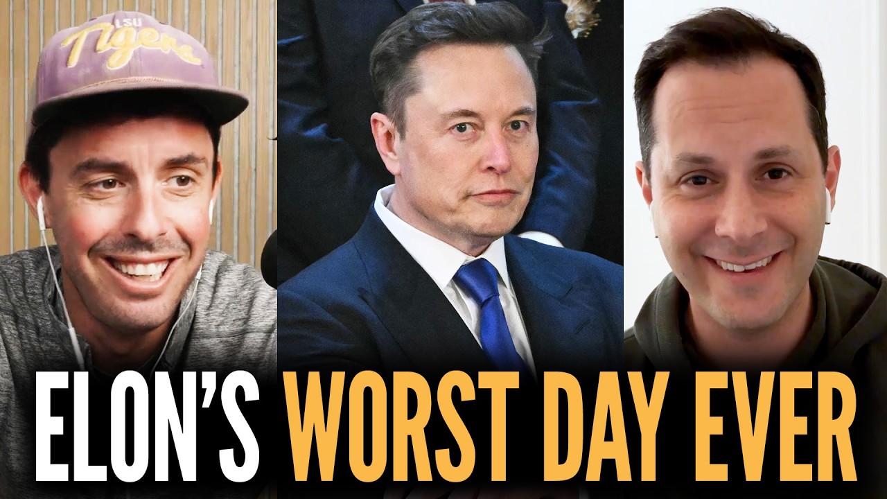 Elon’s WORST Day: Baby Mamas, Spaceship Crashes, Stock Tanks, DOGE Embarrassments & More!