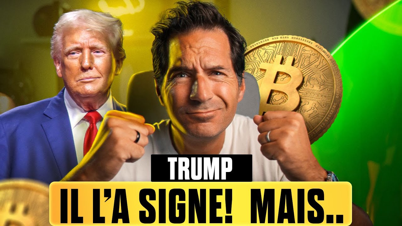 🚨 URGENT – Donald Trump signe LA Réserve Stratégique de Bitcoin – Mais ce n’est pas ce que tu crois