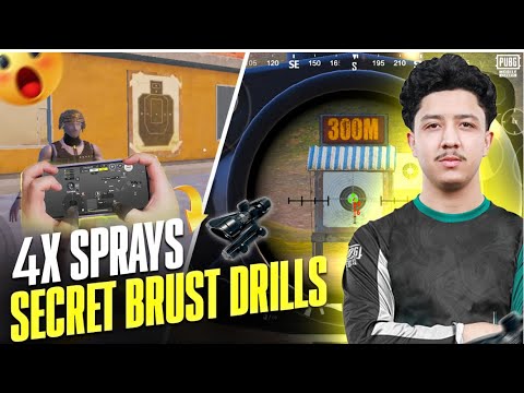 DRILLS AND SECRETS OF MASTERING SPRAYS IN PUBG AND BGMI • CRYPTO PUBG •