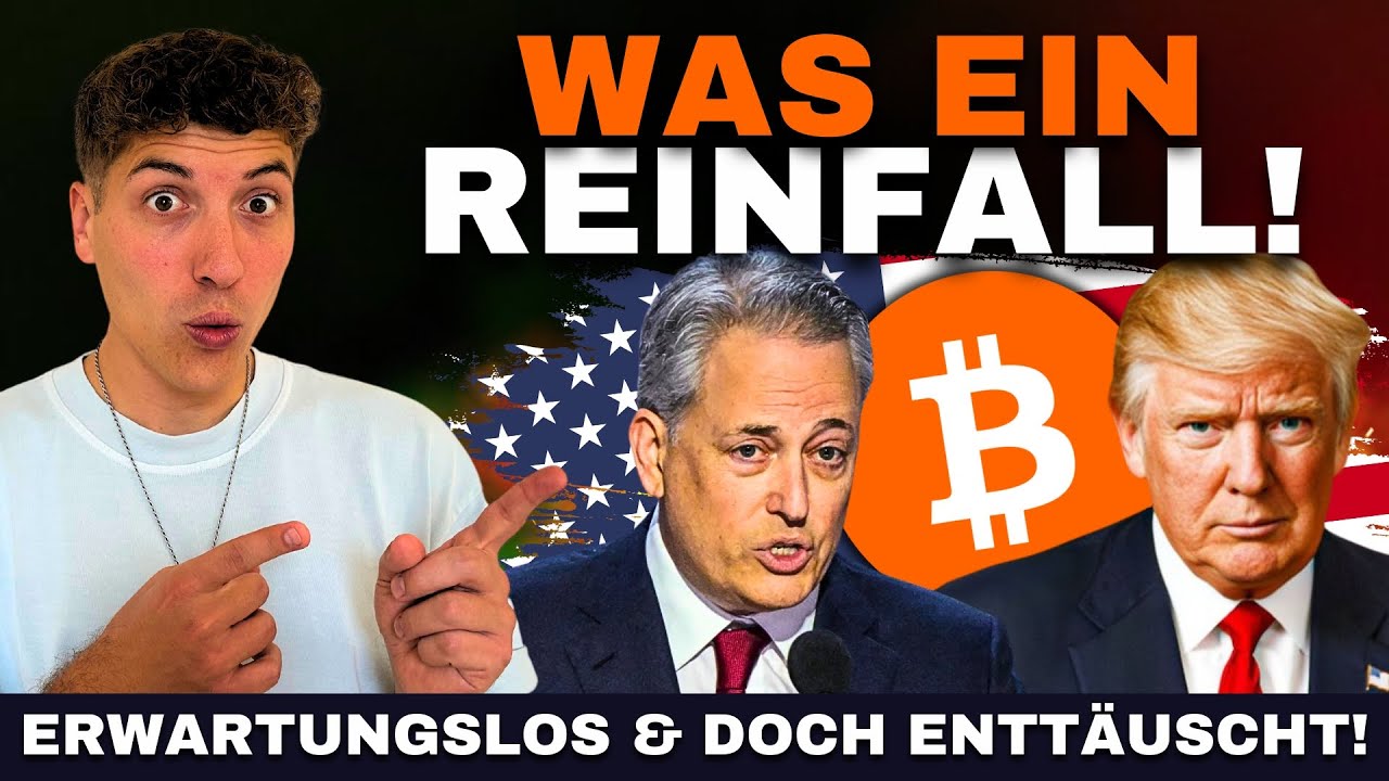 White House Crypto Summit = MEGA-FLOP!? Das ist JETZT mein Bitcoin Trading Plan! 🚨