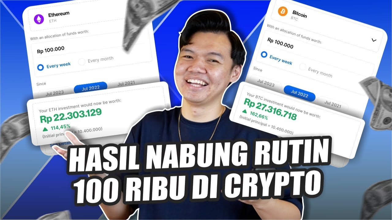 REVIEW HASIL NABUNG RUTIN 100 RIBU MINGGU DI CRYPTO BITCOIN