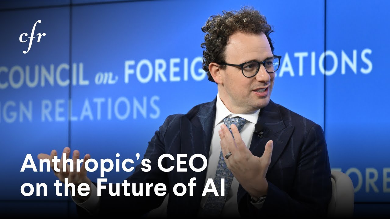 The Future of U.S. AI Leadership with CEO of Anthropic Dario Amodei