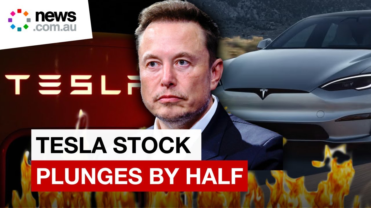 Tesla’s stock plunges by half – is Elon Musk’s EV party over?