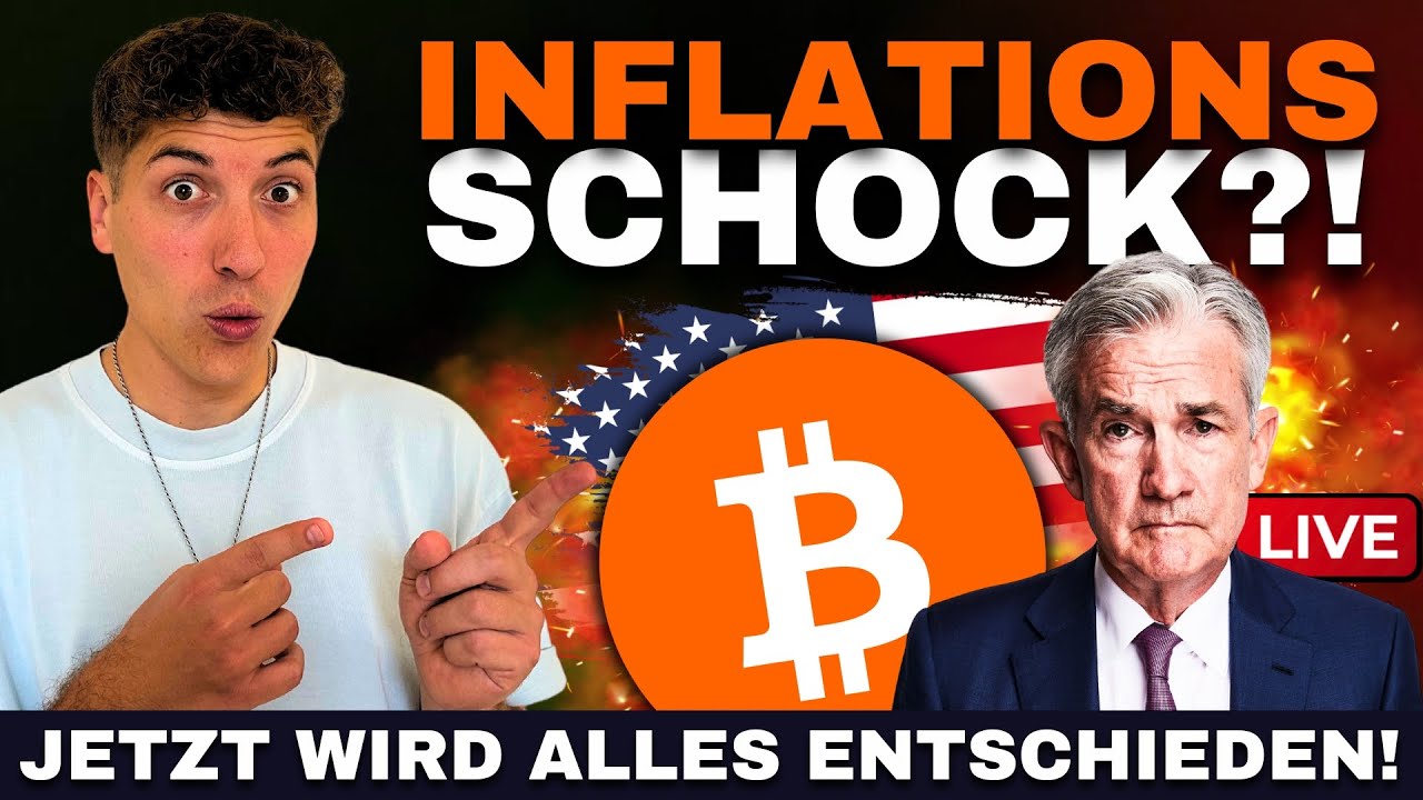 🔴 US INFLATION LIVE: ALARMSTUFE ROT! BITCOIN RALLY oder TOTALABSTURZ? 🚨