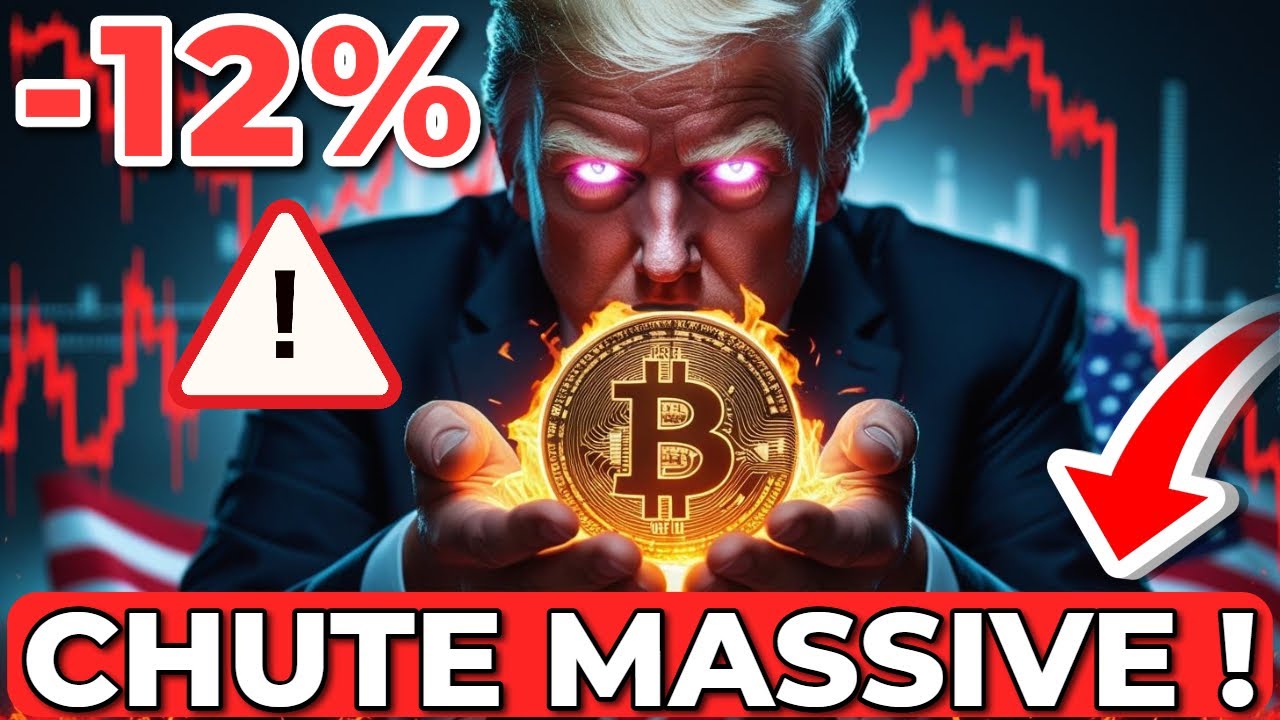 🚨 ALERTE CRYPTO !! BITCOIN CHUTE MASSIVE !! ULTIME SUPPORT !! 😱