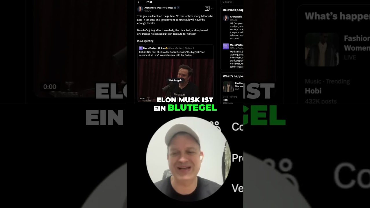 Elon Musk  Blutegel oder Visionär #Musk #Tesla #Trump