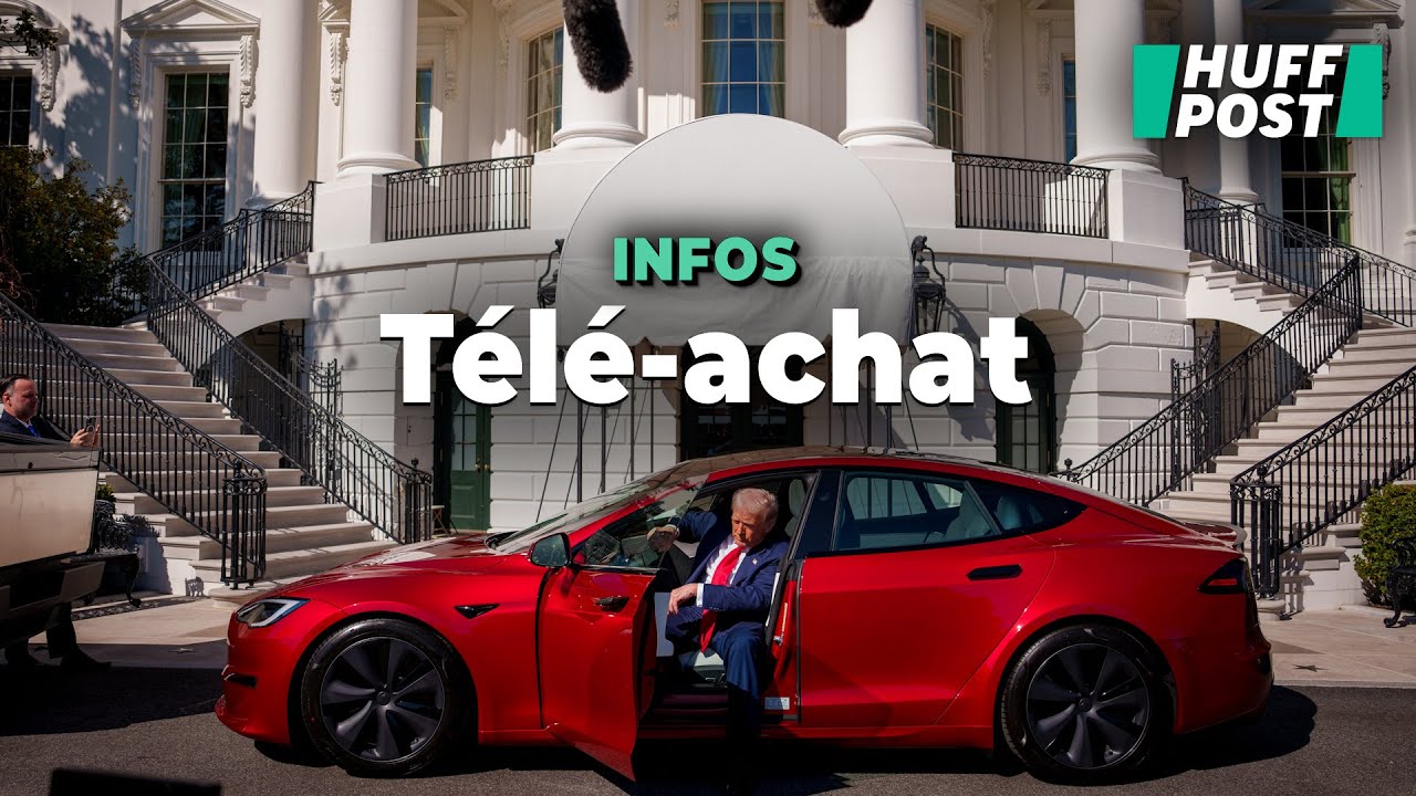 Trump achète une Tesla devant la Maison Blanche