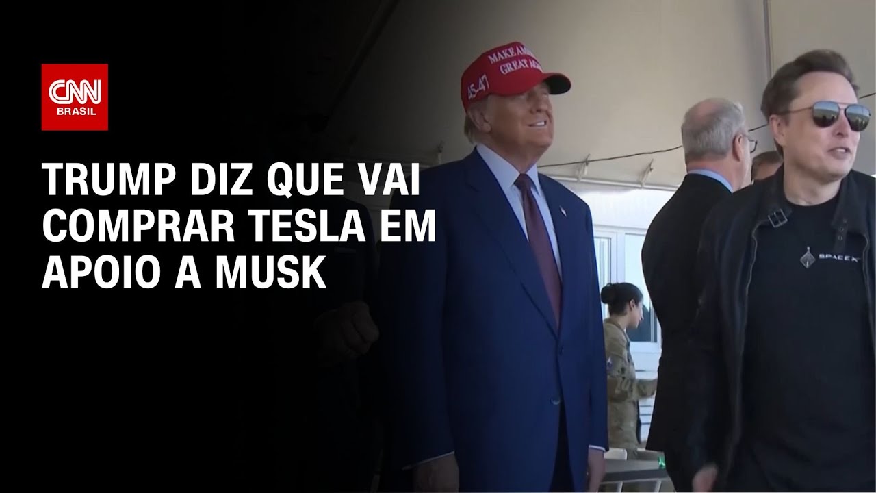 Trump diz que comprará um “novo Tesla” para mostrar apoio a Musk | CNN NOVO DIA