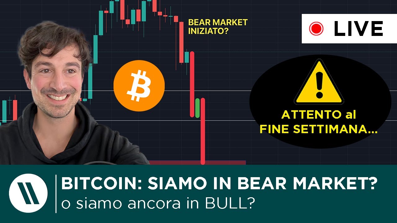 BITCOIN, CRYPTO: SIAMO IN BEAR MARKET o ANCORA IN BULL? | ATTENZIONE al FINE SETTIMANA!!