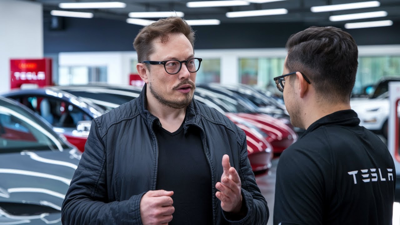 Elon Musk Walks Into a Tesla Dealership in Disguise—Shocked by How They Treat Him!